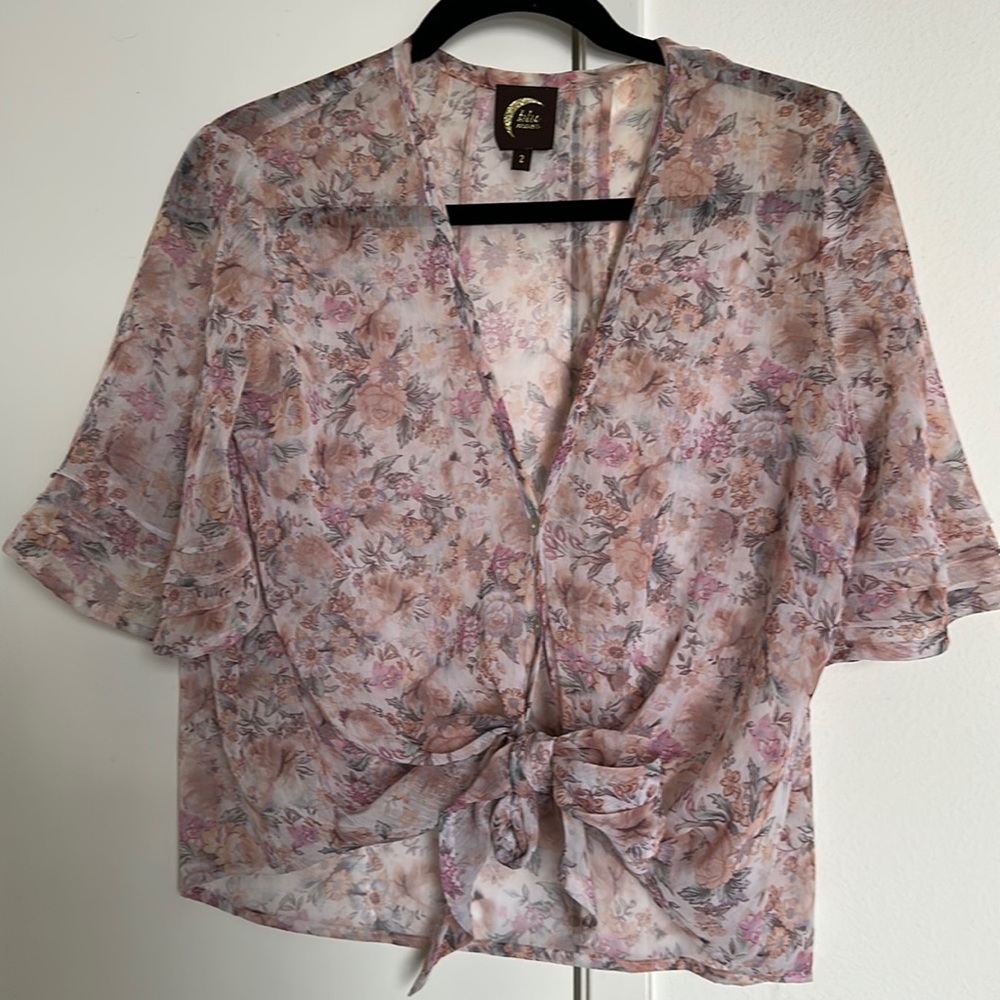 Blue moon pink blouses